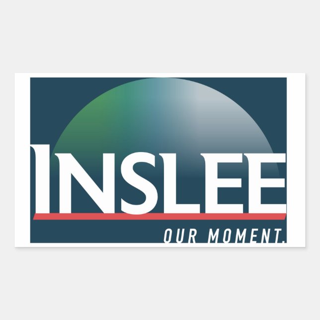 Adesivo Retangular Jay Inslee 2020 (Frente)