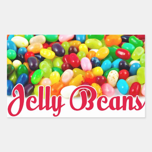 Adesivo Retangular Jelly Beans (Frente)