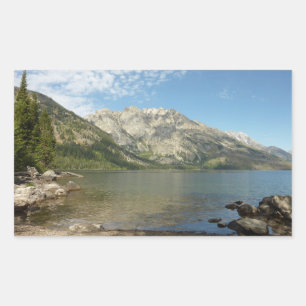 Adesivo Retangular Jenny Lake no Parque Nacional Grand Teton