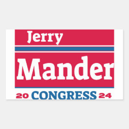 Adesivo Retangular Jerry Mander Campaign Sticker
