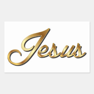 ADESIVO RETANGULAR JESUS