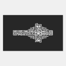JESUS CROSS - NOMES DO CRISTO Sticker