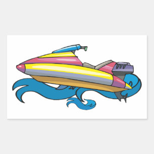 Adesivo Retangular Jet Ski Stickers