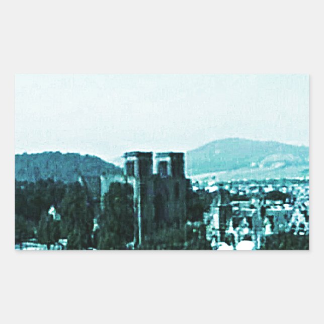 Adesivo Retangular jGibney da arte snap-38784 do castelo de Scotland (Frente)