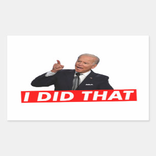 ADESIVO RETANGULAR JOE BIDEN EU FIZ ISSO