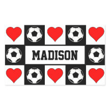 Jogador de futebol Nome Personalizado Bolas e Cora