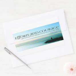 Adesivo Retangular John F. Kennedy Inspirational Citação "Propósito"