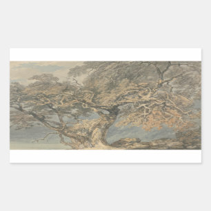 Adesivo Retangular Joseph Mallord William Turner - Uma Árvore Excelen