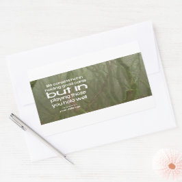 Adesivo Retangular Josh Billings - Citação Inspiracional "Jogue bem"