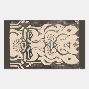 Adesivo Retangular Júpiter Zeus Rei dos Deuses Mito Grego Negro