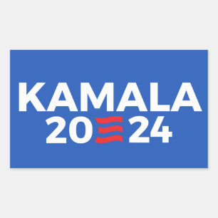 Adesivo Retangular Kamala 2024