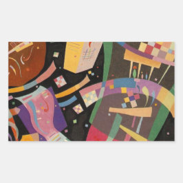 Adesivo Retangular Kandinsky Composition 10 Abstrato Painting