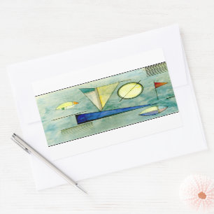 Adesivo Retangular Kandinsky - Haze, abstrato trabalho de arte,