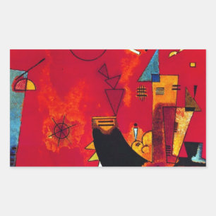 Adesivo Retangular Kandinsky Mit und Gegen