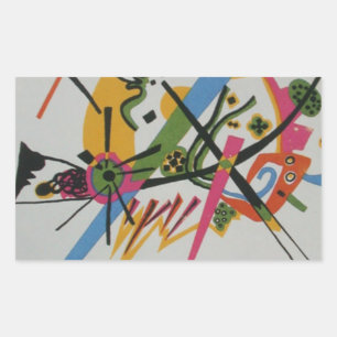 Adesivo Retangular Kandinsky Pequenos Mundos Kleine Wells I