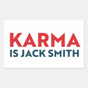 Adesivo Retangular Karma é Jack Smith