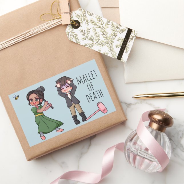 Adesivo Retangular Kate Sharma e Anthony Ball Ball Coffee Mug (Presentear)