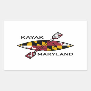 Adesivo Retangular Kayak Maryland