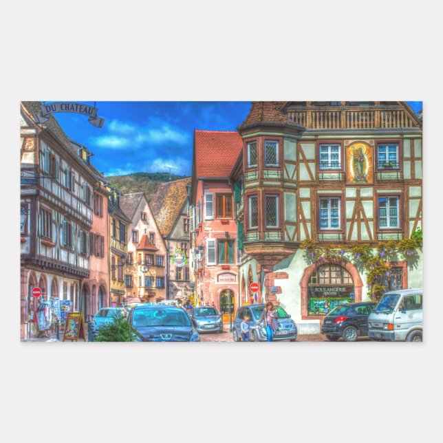 Adesivo Retangular Kaysersberg Alsace França (Frente)