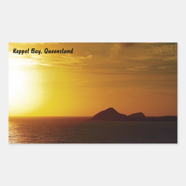 Adesivo Retangular Keppel Bay sunrise (Frente)