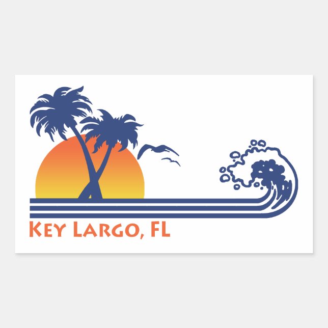 Adesivo Retangular Key Largo (Frente)