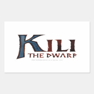 Adesivo Retangular KILI THE DWARF™ Name