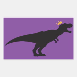 Adesivo Retangular King T-Rex