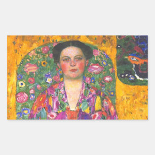 Adesivo Retangular Klimt Retrato de Eugenia Primavesi