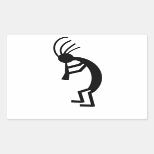 Adesivo Retangular Kokopelli