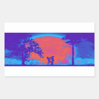 Adesivo Retangular Krav Maga Women Knee Defensor Neon