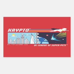 Adesivo Retangular Krypto Exterior para Metrópolis