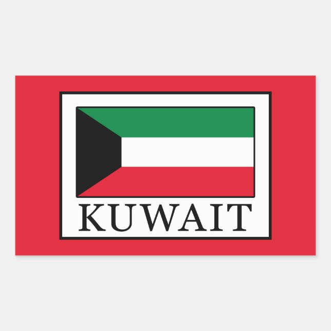 Adesivo Retangular Kuwait (Frente)