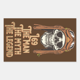 ADESIVO RETANGULAR L69 O HOMEM O MITO A LEGENDA