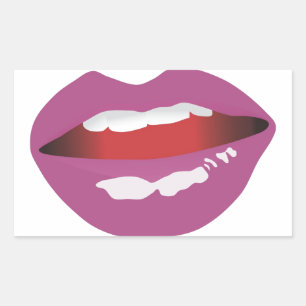 Adesivo Retangular La Bouche