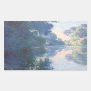 Adesivo Retangular La Seine do sur da sessão vespertina, 1897 (óleo