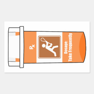 Adesivo Retangular Lacrosse É Minha Droga