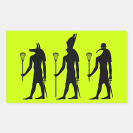 Adesivo Retangular Lacrosse Gods Sticker