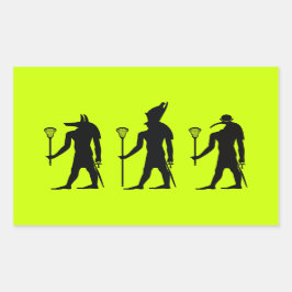 Adesivo Retangular Lacrosse Gods Sticker
