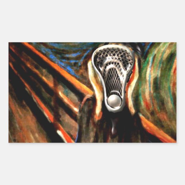 Adesivo Retangular Lacrosse Humor (Frente)