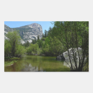 Adesivo Retangular Lago Espelho I no Parque Nacional de Yosemite