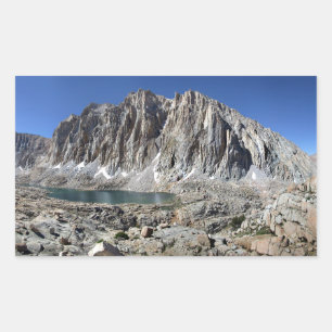 Adesivo Retangular Lago guitar e Mt Whitney - fuga de John Muir