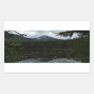 Adesivo Retangular Lago Johns II no Parque Nacional Glacier
