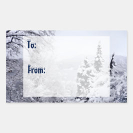 Adesivo Retangular Lago Nojiri Gift Stickers