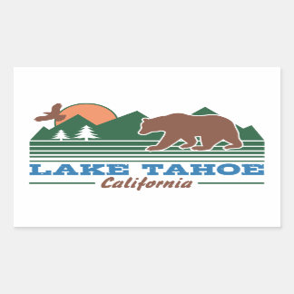 Adesivo Retangular Lago Tahoe California
