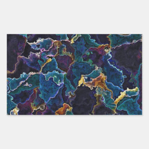 Adesivo Retangular Lamas De Óleo