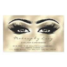 Lash Extension Makeup Beauty Ouro Glitter