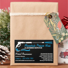 Adesivo Retangular Lavagem por pressão