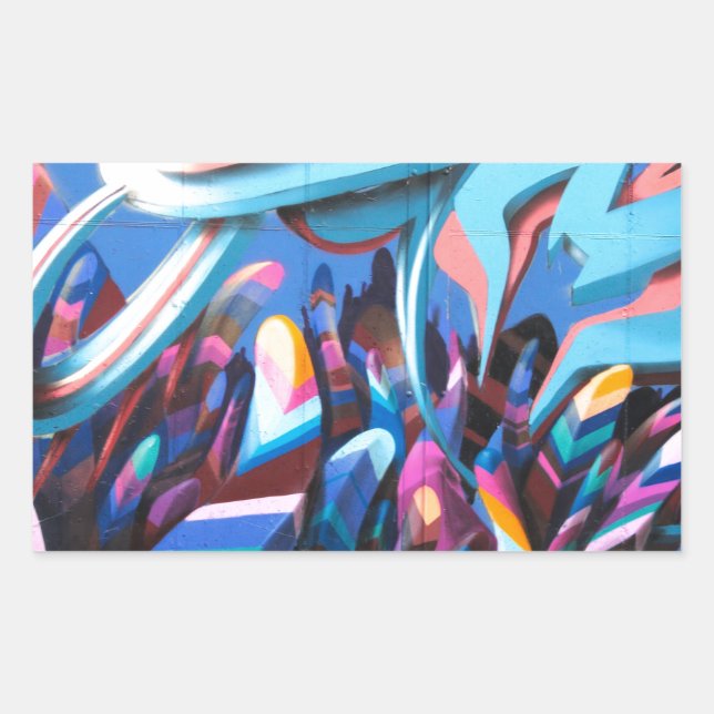 Adesivo Retangular Legal Grafite Wall (Frente)