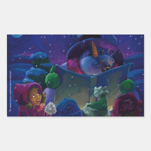 Adesivo Retangular Leitura de Tempo Inteiro (Frente)