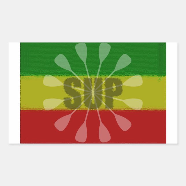 Adesivo Retangular Levante-Se, Dobre-Se (Frente)